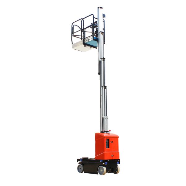 Lightweight Vertical Mast Lift Luxury Merchandising Platform One Man