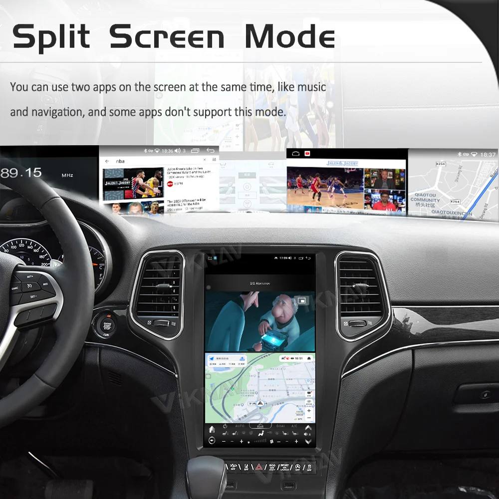 2014-2022 Jeep Grand Cherokee Замена радио GPS навигация ODM