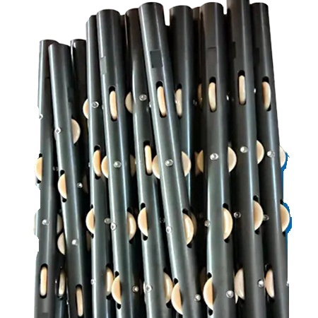 Oilfield Sucker Rods Wheeled Rod Guides For Tubing Roller Centralizer1 Специализированный централизатор с рулевым роликовым насосным посохом в нейлоновом / пластиковом материале API