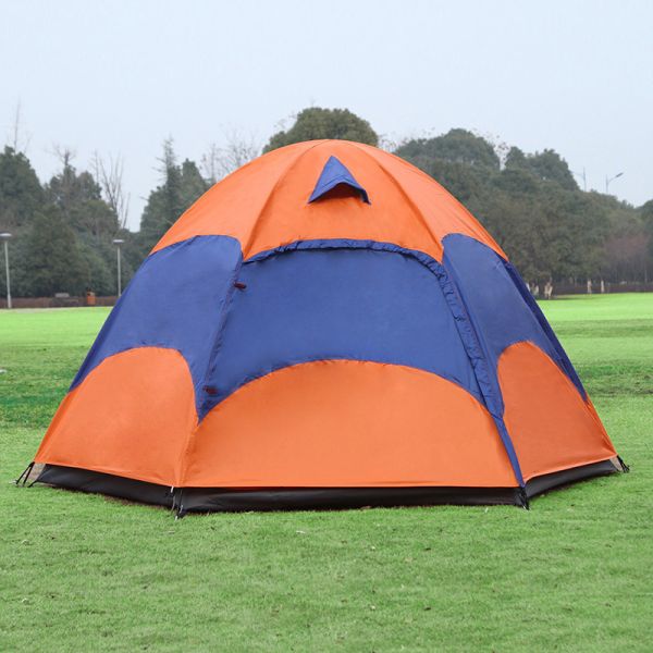 3-4 Person Waterproof Portable Double layer Outdoor Camping Dome Tent Hiking Traveling Tent(HT6022)