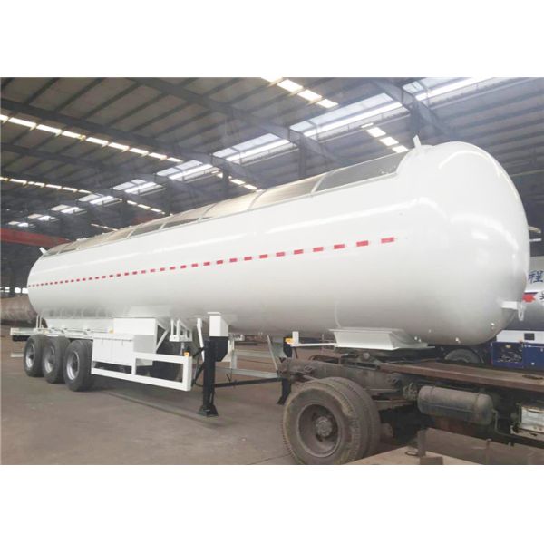 3 Axle 50000 L LPG Tank Semi Trailer 50M3 25T 56M3 Volume Customized ISO 9001 Approved