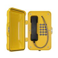 Montagem em parede/pilar de telefone VoIP resistente à umidade para indústria pesada