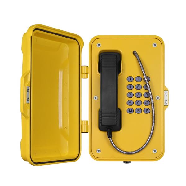 Voz resistente da umidade sobre a parede do telefone do IP/montagem da coluna para a indústria resistente
