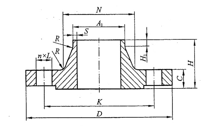 Full Size Post Weld Neck Carbon Steel Flanges