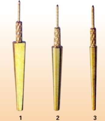 Pinos de passador de bronze com ponto, materiais dentais do laboratório dental super