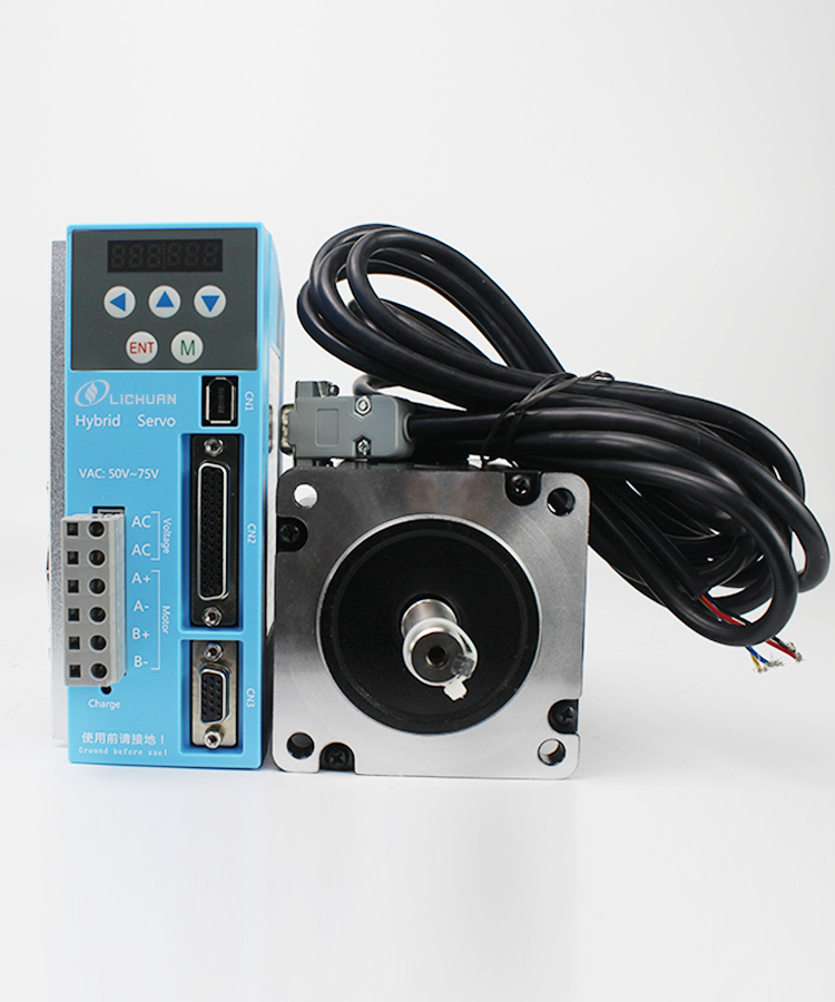 LICHUAN 4.5 N.m Nema 34 Closed Loop Stepper Motor Driver 2 Phase Closed Loop Stepper Motor with Driver LC86H280+LCDA808F