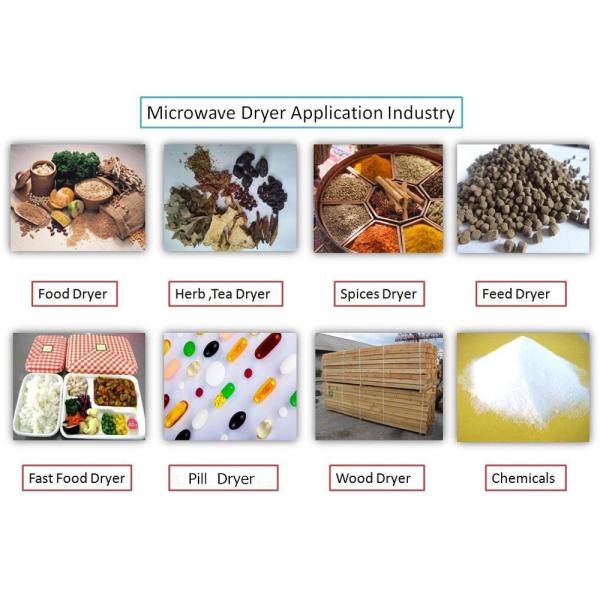 Microwave Dryer Pet Food Sterilization Equipment For Dog / Cat Food
