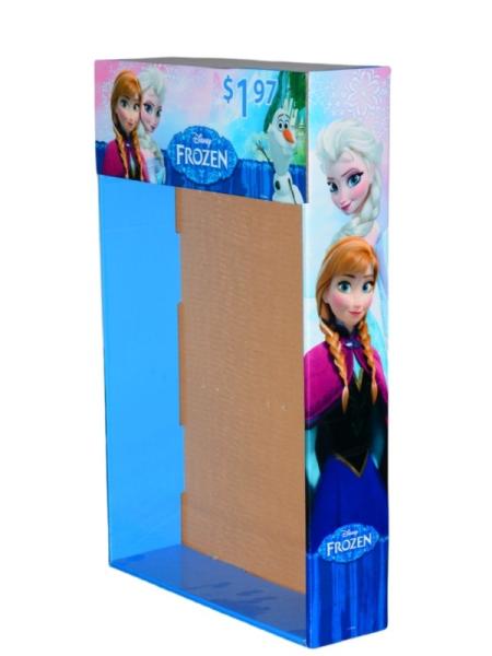 Advertising Cardboard Sidekick Display Glossy / Matte Lamination Surface Treatment