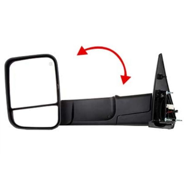 Side Mirror Car Exterior Mirror With Power Heated Turn Signal Light For 02-08 Dodge Ram
