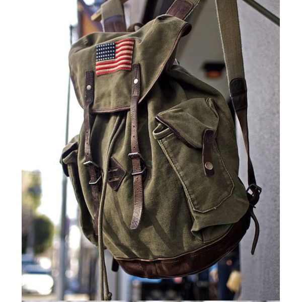 Embroidered USA Country Flag Patches With Hook And Loop Backing