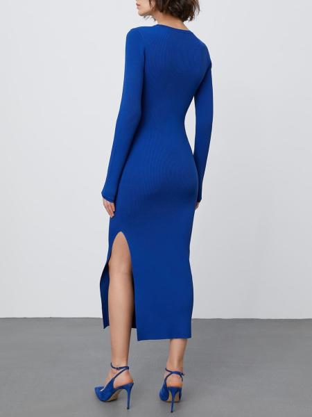 Midi vestidos elegantes vestidos femininos vestidos formais trabalho Casual Roupas femininas de uma peça