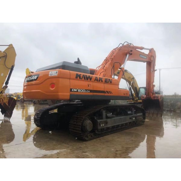 Подержанный экскаватор Doosan 500 Вторая рука Большой гидравлический экскаватор Дорожное строительство