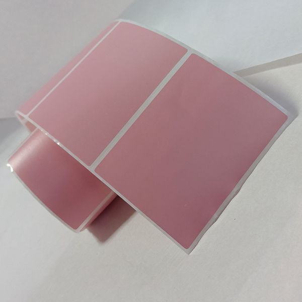 Pink Thermal Printer Roll Sticker Paper Logistics Transportation Printing Label