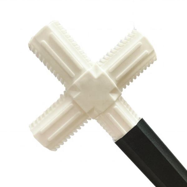 2024 Aluminum Spacer Georgian Bar Uv Shine Gold Flower Cross Connector for Easy Installation