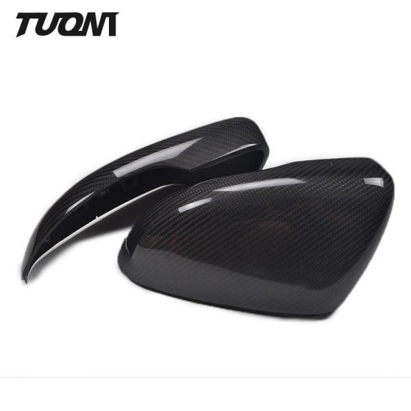 Car Real Carbon Fiber Side Mirror Cover Decorative For VW Golf 6 GTI