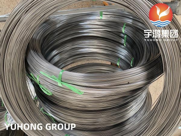ISO9626 SUS304 Stainless Steel Coiled Capillary Tube For Medical Needle Tube Manufacturing
