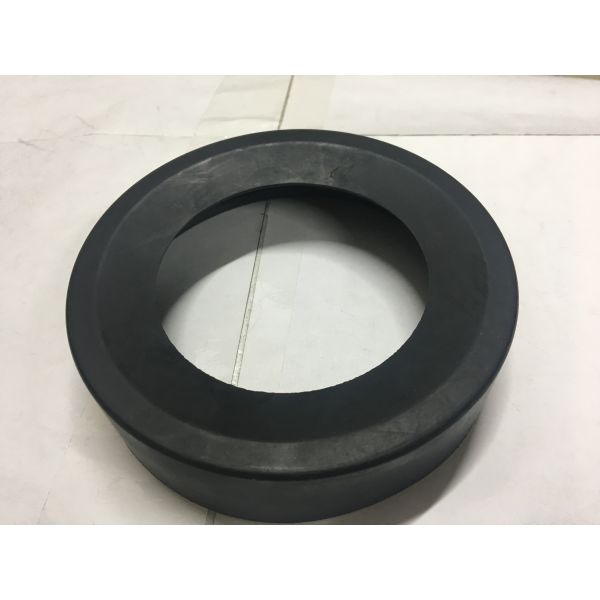Round Black Durable Toilet Tank Fittings Rubber Gasket 30-90 Shore Hardness
