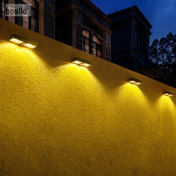 Lumières solaires pour jardinage à paroi 6000K Lumière blanche ou 3000K Lumière chaude