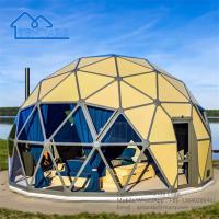 Résistant à l'eau Tentes géodésiques d'hôtel à dôme Tentes de dôme de luxe Glamping Tente extérieure
