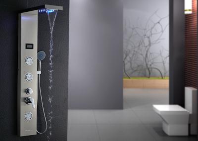 Hydromassage Rainfall Shower Panel Kit 2.0GPM Max Flow Rate Light Weight ROVATE
