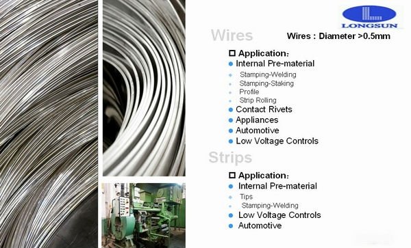 Copper Electrical Wire AgCu / Electrical Brass Copper Wire For Electrical Contact