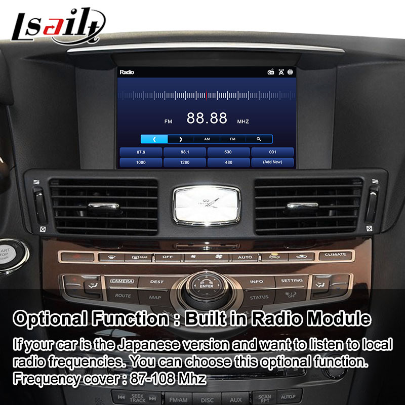 Lsailt Android Carplay Multimedia Screen for 2010-2023 Infiniti M25 M30d M37 M56 M35h Y51 Q70
