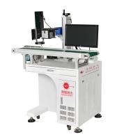 CCD Visual Fiber Laser Marker 20KHz-80KHz Precise Positioning Fiber Marking Machine