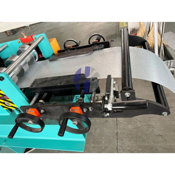 Premium Automatic Gutter Downspout Machine  PLC Control 400H Steel Frame