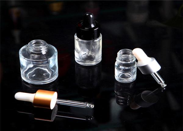 Gold Top Essential Oil Child Proof Glass Dropper Bottles For 20Ml Capacity
