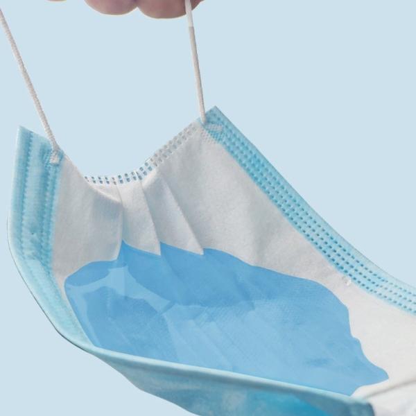 175*95mm Disposable Medical Mask 3 Ply With Earloop