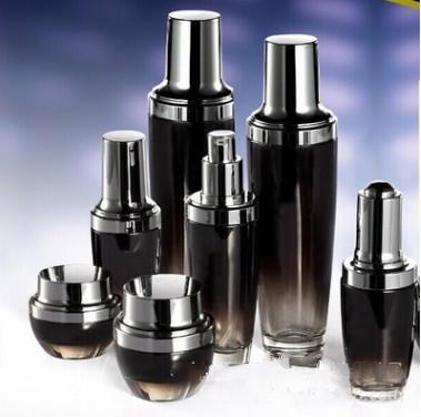 Off-the-shelf preferred creative cosmetics special small black glass bottle 15g emulsion essence bottle