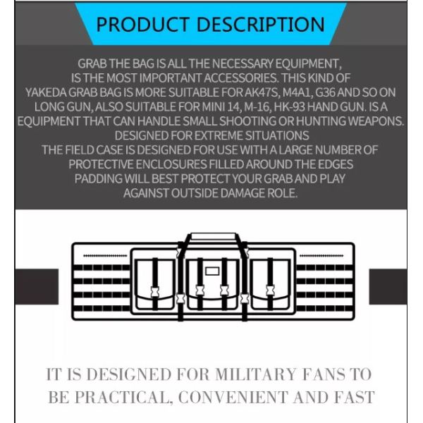 рюкзак водоустойчивое Xinxing сумки оружия двойной винтовки 600D Оксфорда тактический