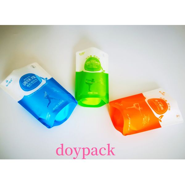 Digital Printing With Logo Customized  Low Qty Custom Mylar Bags for Food Storage Packaging Plastic  Stand up Zipper Pouch