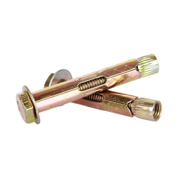 ISO Standard Carbon Steel Hex Bolt Sleeve Anchor with Yellow Zinc Coating