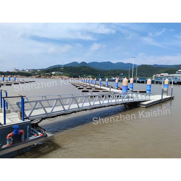 Marine Aluminum Gangway with 1.1m Handrail 400kg Load Capacity
