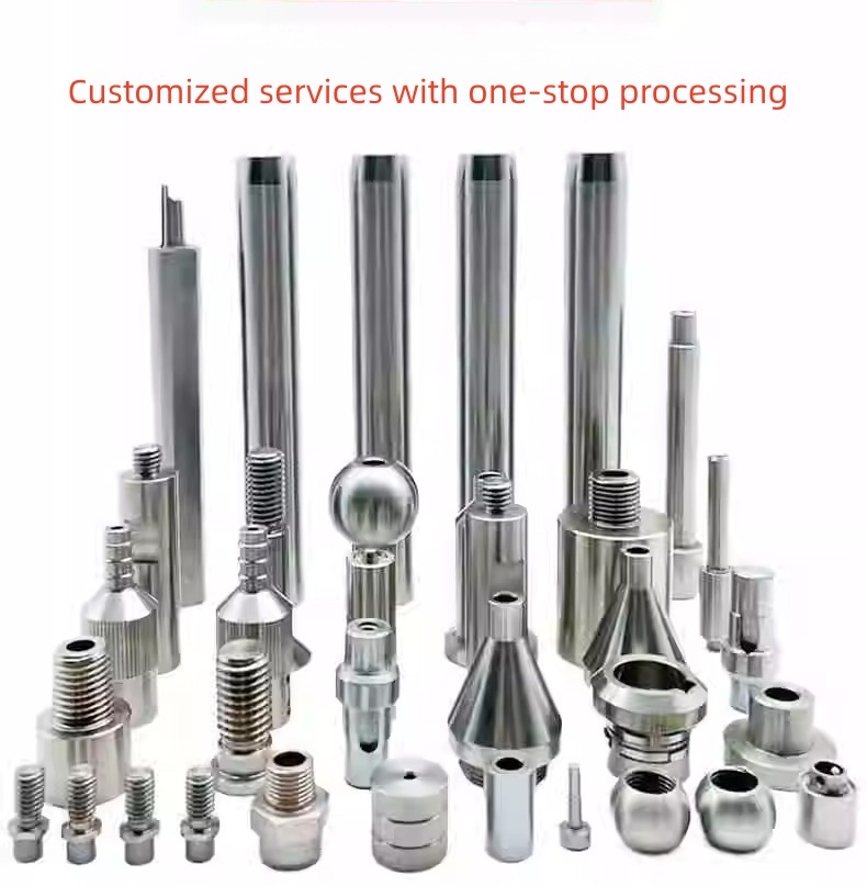 SS304 316L Titanium Alloy Brass Aluminum Alloy Long Slender Shafts For Medical Devices