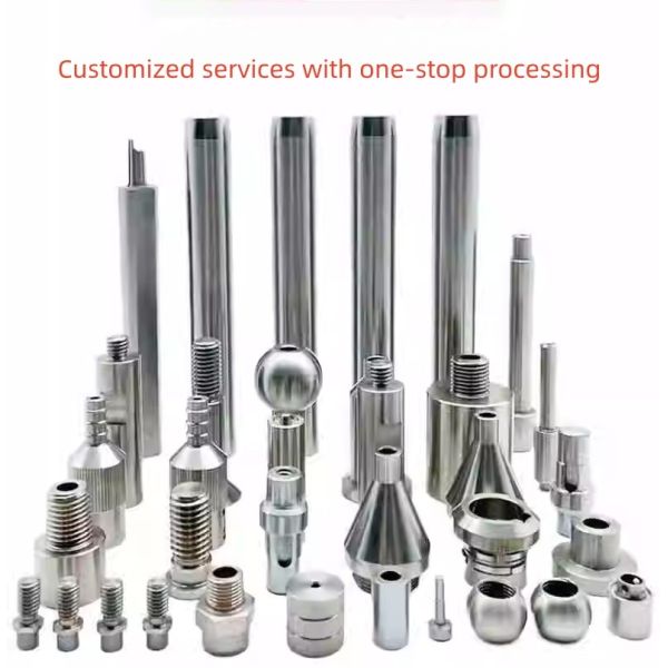 SS304 316L Titanium Alloy Brass Aluminum Alloy Long Slender Shafts For Medical Devices