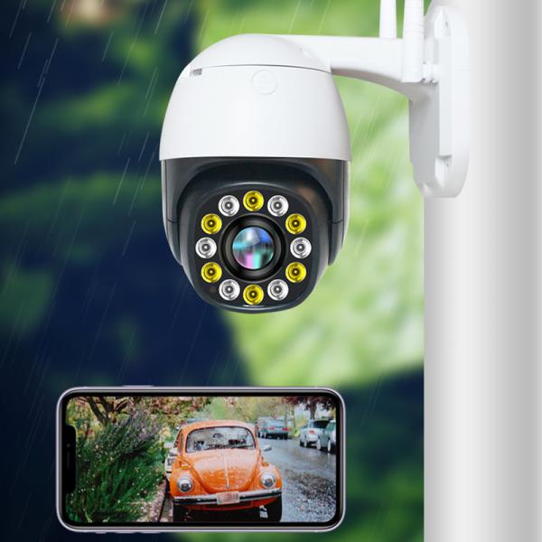 2MP 1080P Outdoor Security Tuya Smart 4G Auto Trail PTZ Camera With Motion Detection