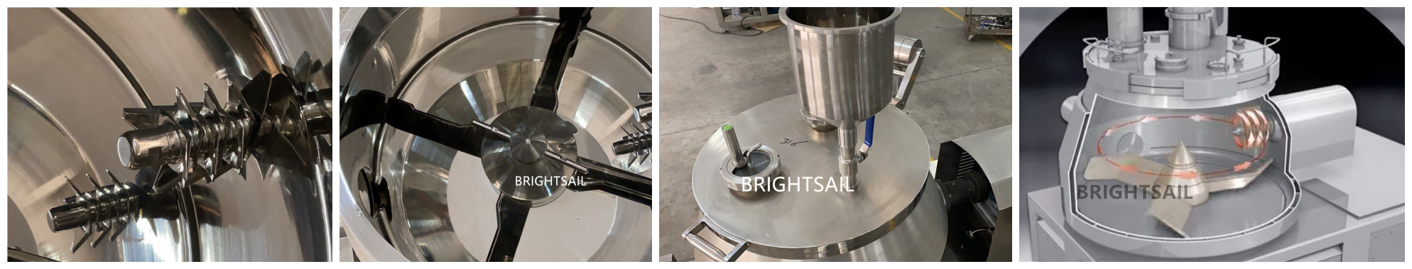 2 Minutes Mixing Speed Rapid Mixer Granulator 100L With Automatic Lifter Cover