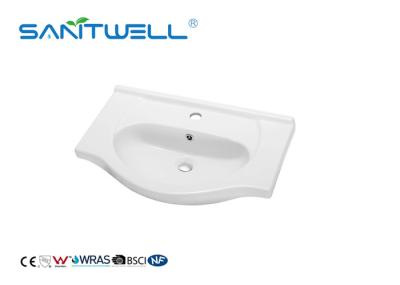 Standard Size Counter Top Wash Basin White Color With Modern Design CE