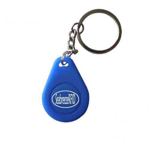 RFID Silicone Keychain / RFID Silicone material Key ring / RFID Silicone Key fobs