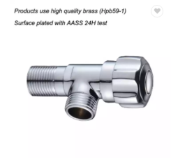 ODM OEM латунные 1/2 угловые клапаны для туалета кухня водопровод крана полированный