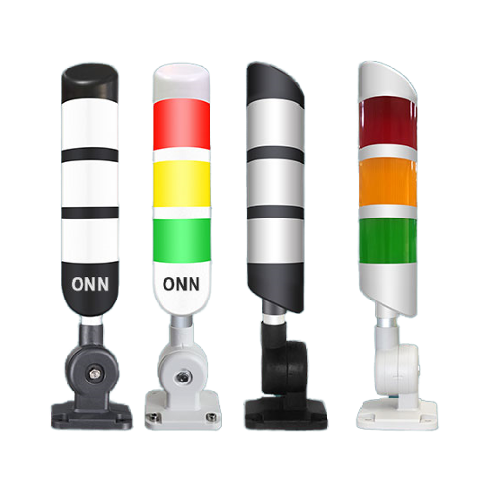 ONN M4S-D LED Indicator Lamp 24V 3 Color Signal Tower Light With 360° Rotatable Base For CNC Production Lines