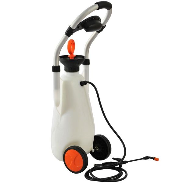 Movable 16L pressure eyewash equipment, 16L Trolley emergency ABS eye wash station