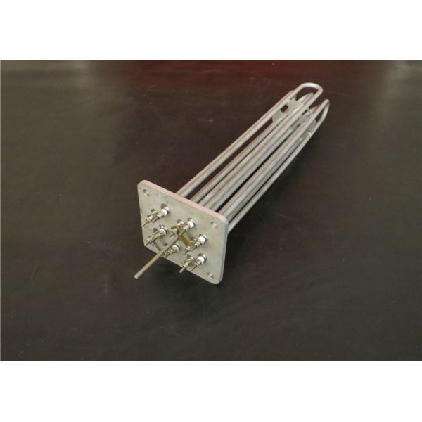High Precision Tubular Oil Heaters , Finned Tubular Heating Element