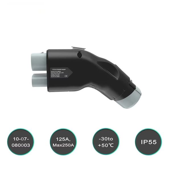 Custom New DC Fast Charging CCS2 to CHAdeMO Adapter Combo to Chademo Plug Socket