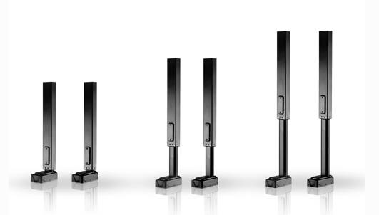 Black Aluminium alloy Telescopic Lifting Column EL-3