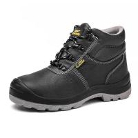 Chaussures de travail de sécurité S3 en cuir authentique chaussures de travail pour hommes