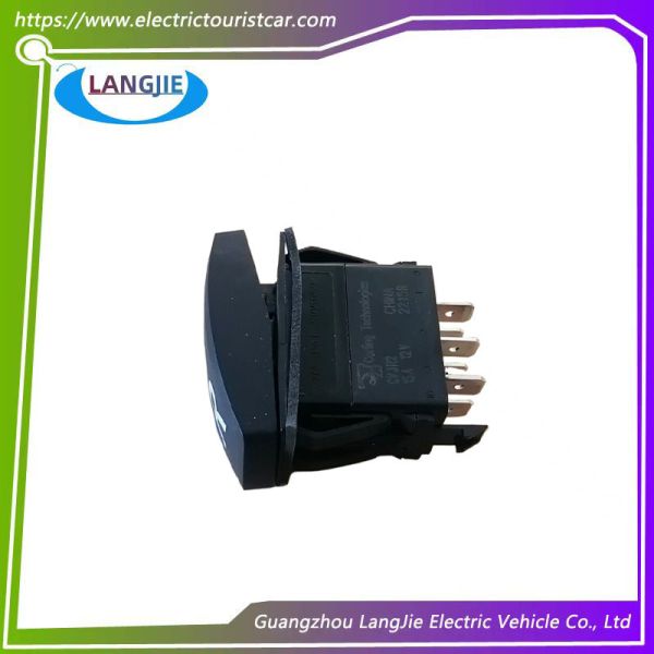 Four Wheel Electric Sightseeing Car Direction Selector LVTONG LED Joystick Switch Assembly