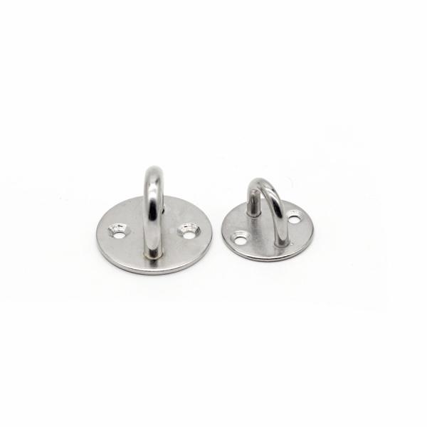 Round Retaining Heavy Duty Pad Eye Plate / 316 Marine Eye Plates